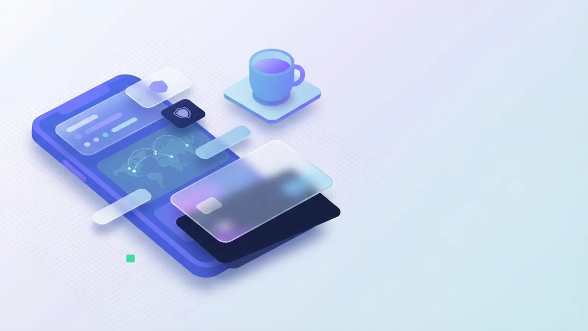 Benefits of online recharge Secure mobile payment setup with smartphone and bank card