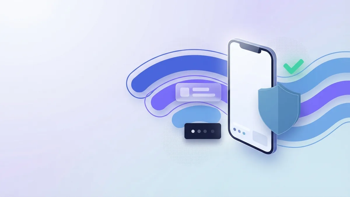 Emergency mobile credit Phone and shield with a mint check to represent emergency mobile credit