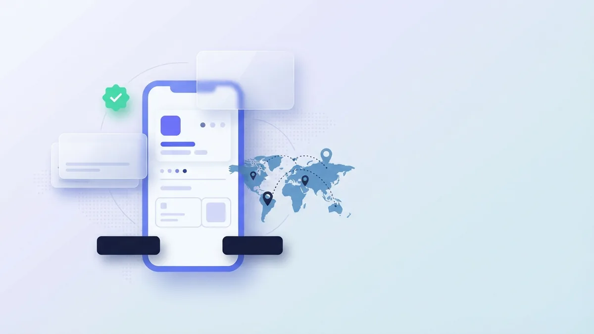 Tom smartphone og betalingskort, der viser optankning i Tesco Mobile-appen